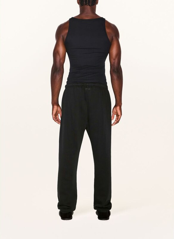 Skims Spodnie Dresowe Fleece Lounge schwarz