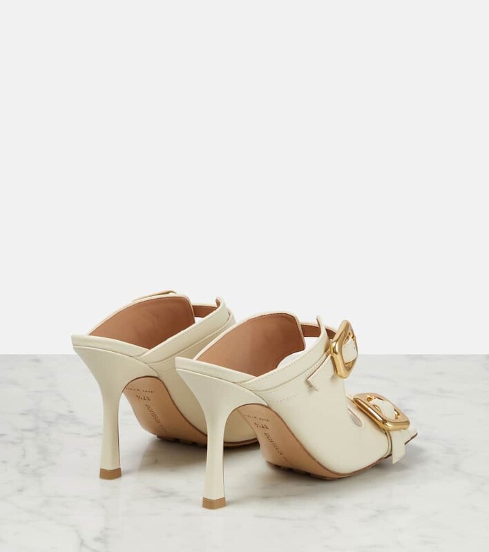 Bottega Veneta Stretch Buckle leather mules