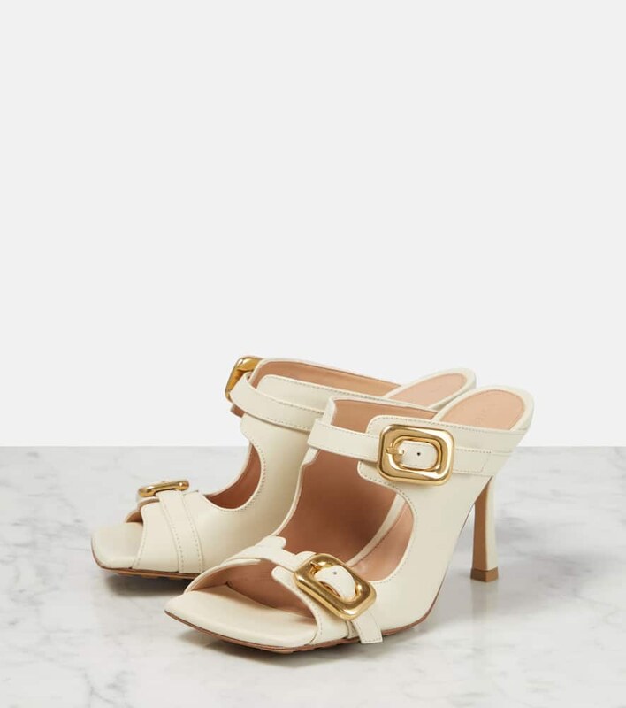 Bottega Veneta Stretch Buckle leather mules