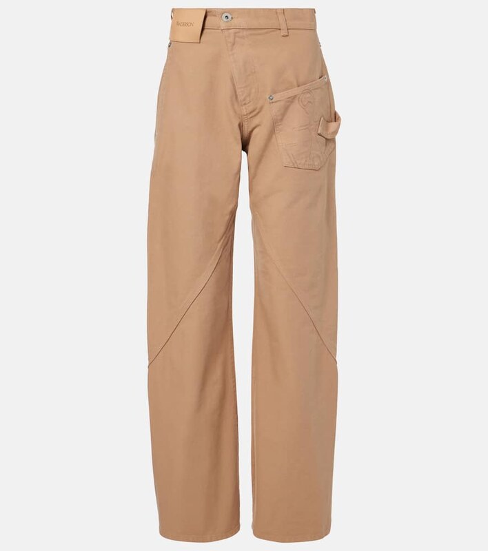 JW Anderson Twisted wool wide-leg pants