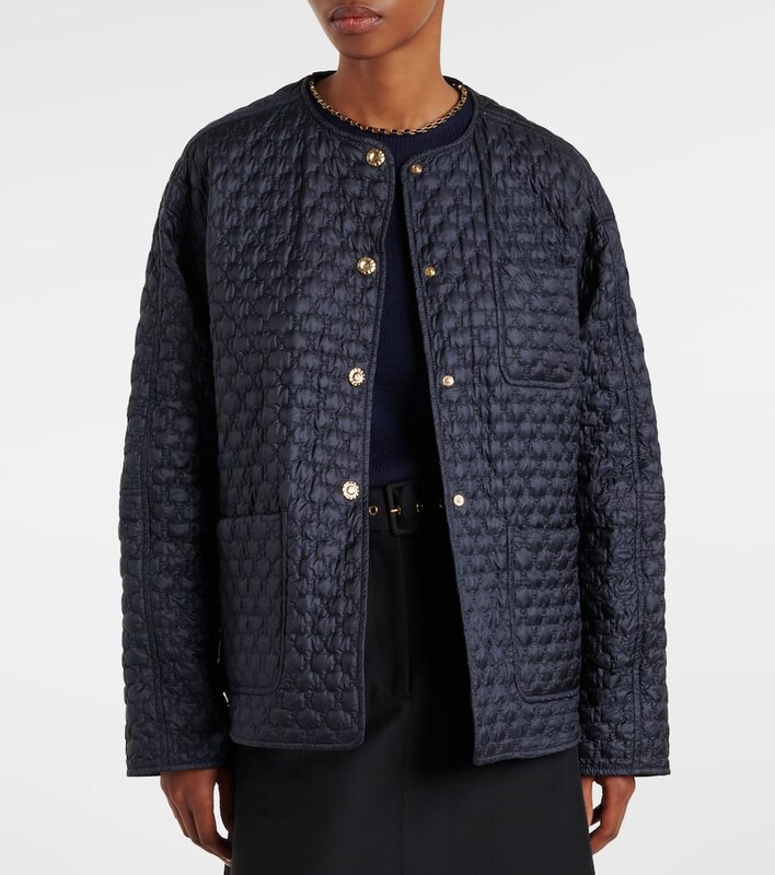 Moncler Raray belted quilted down jacket