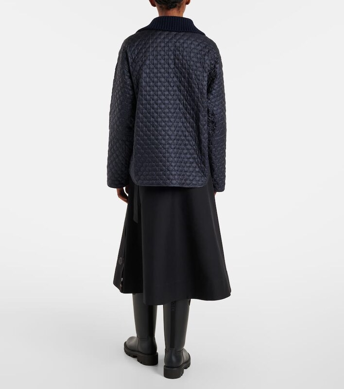 Moncler Raray belted quilted down jacket