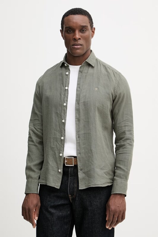 Hackett London koszula lniana