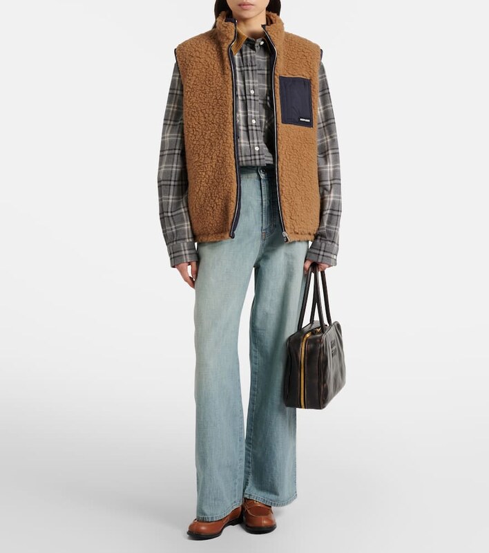 Miu Miu Leather penny loafers