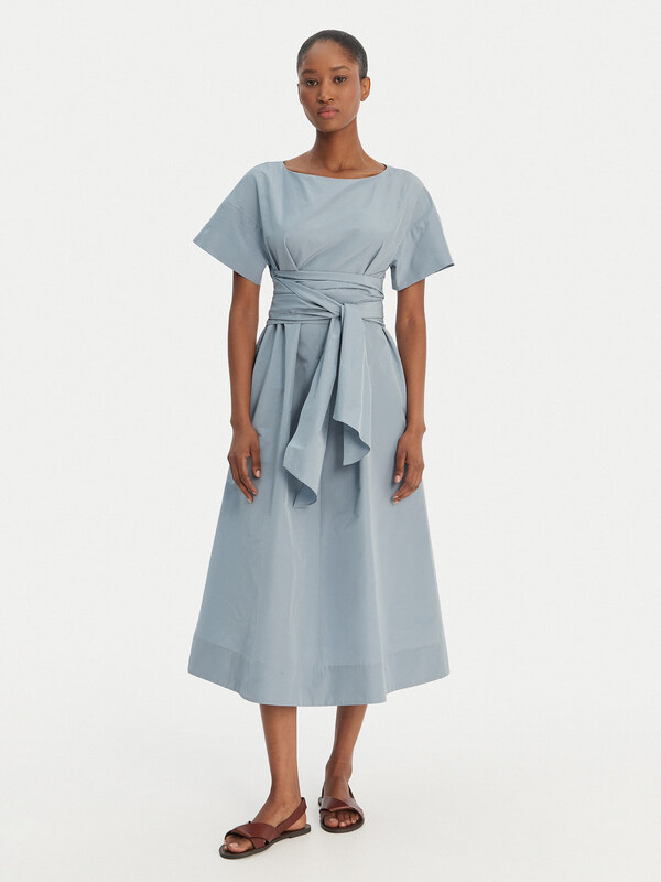 Weekend Max Mara Sukienka codzienna Pioppo 2615221152 Błękitny Regular Fit