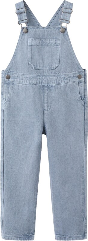 MANGO KIDS Jeansy 'DUNGAREES OCEAN' niebieski denim