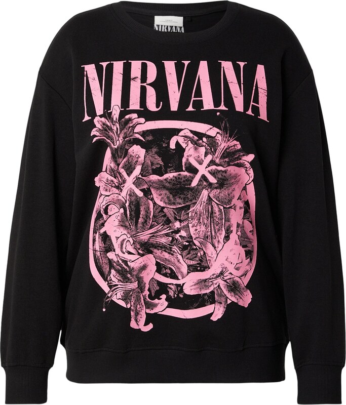 ONLY Carmakoma Bluzka sportowa 'CARHAVEN' różowy / czarny