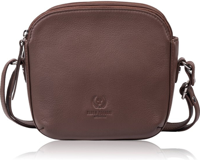 Mała torebka damska skórzana na ramię crossbody modna letnia Paolo Peruzzi AY-25-BR