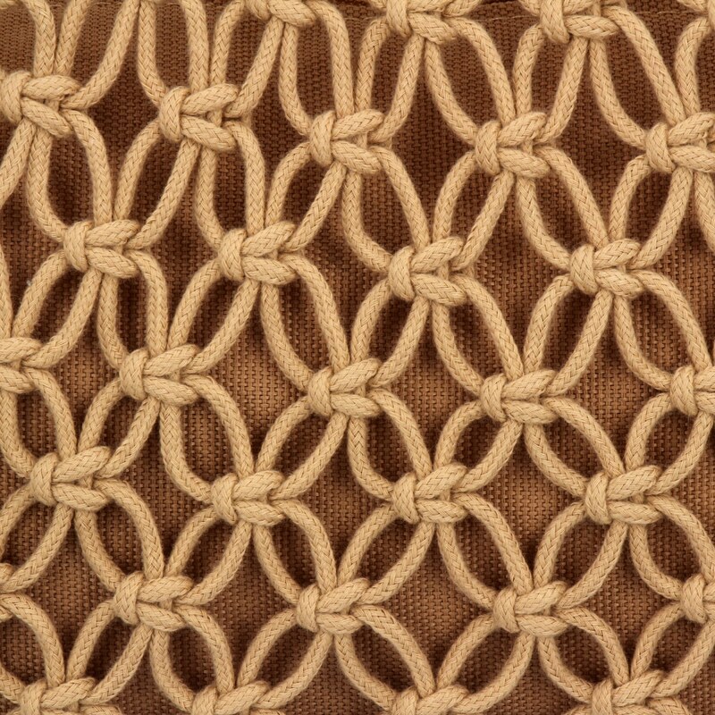 Ratanowa Torebka Damska Boho firmy Herisson 1002L5251 Ciemno Beżowa