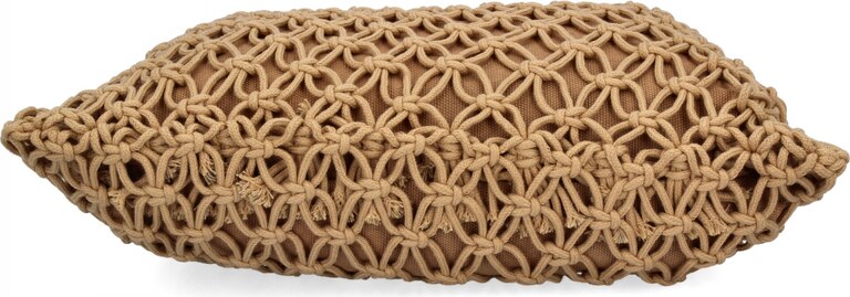 Ratanowa Torebka Damska Boho firmy Herisson 1002L5251 Ciemno Beżowa