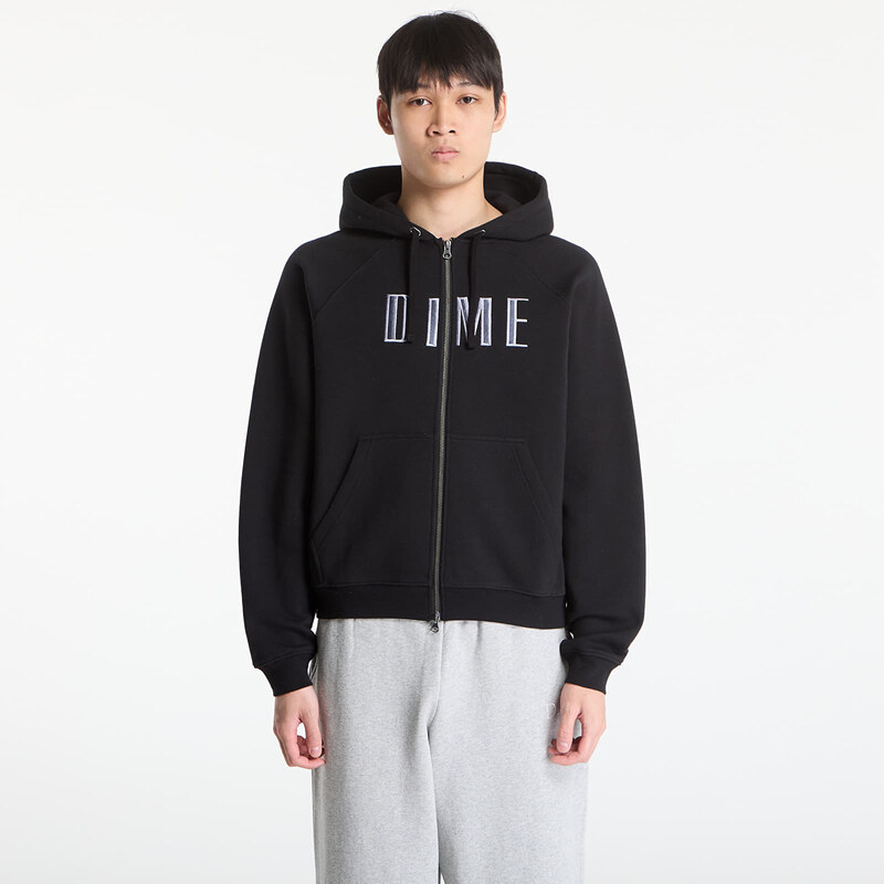 Bluza DIME Blocks Zip Hoodie UNISEX Black M