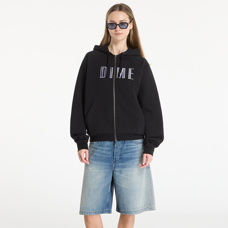 Bluza DIME Blocks Zip Hoodie UNISEX Black M
