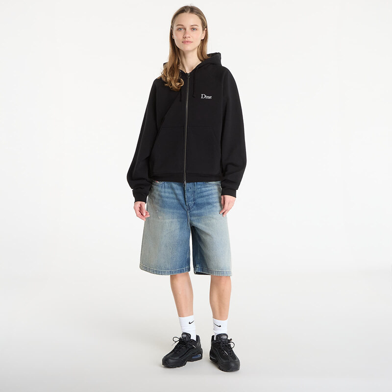 Bluza DIME Classic Small Logo Zip Hoodie UNISEX Black XXL