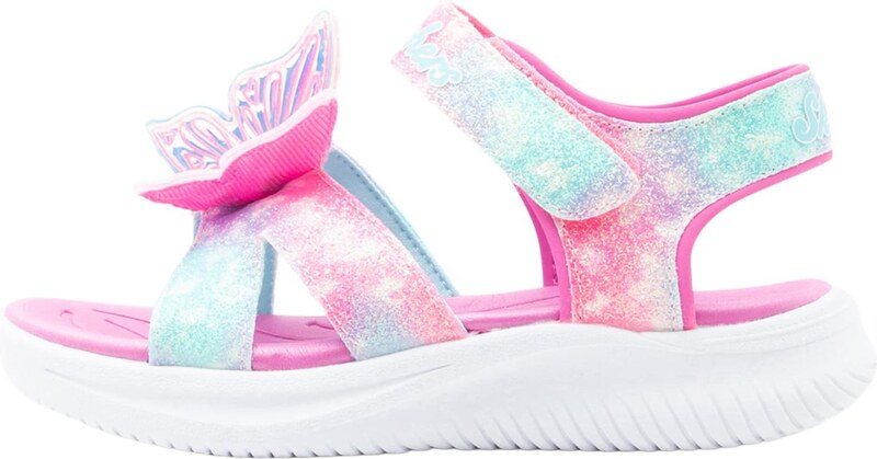 SKECHERS Sandały turkusowy / aqua / różowy