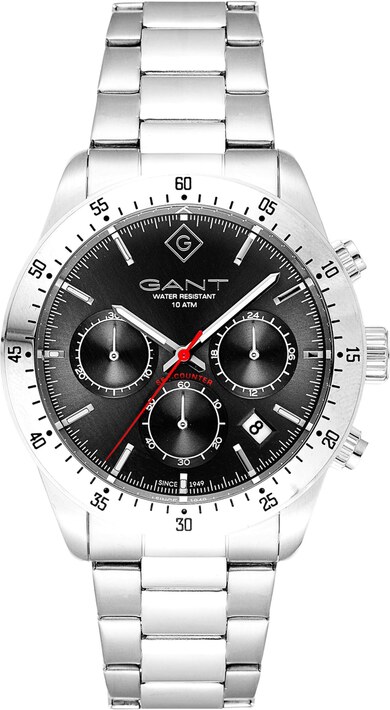 GANT Zegarek analogowy czerwony / czarny / srebrny