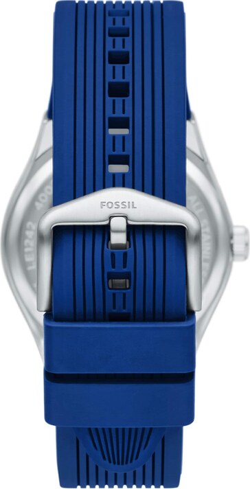 FOSSIL Zegarek analogowy 'ARCHIVAL BIG TIC - France' niebieski / srebrny