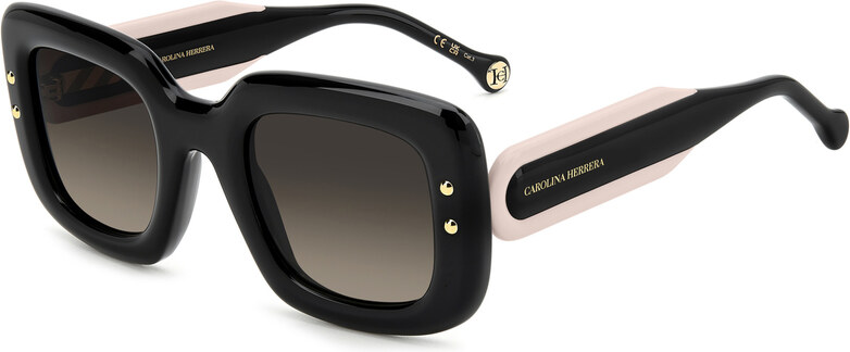 Okulary CAROLINA HERRERA HER0313S3H2. Okulary przeciwsłoneczne, Kolor czarny. Kobieta.