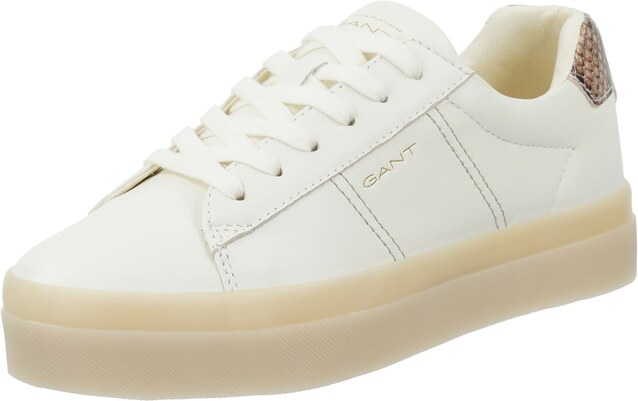 GANT Sneakersy niskie 'Avona' brokat / ciemnobrązowy / złoty / offwhite