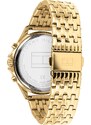 TOMMY HILFIGER Zegarek analogowy złoty / biały
