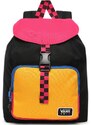 Damski plecak Vans Glow Stax – czarny/różowy/żółty