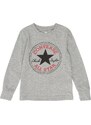 CONVERSE Koszulka szary / czerwony / czarny