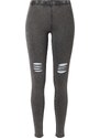 Urban Classics Legginsy nakrapiany czarny