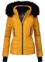 NAVAHOO Kurtka zimowa 'Adele' szafranowy / czarny