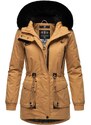 NAVAHOO Parka zimowa camel / czarny