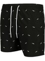 URBAN CLASSICS Embroidery Swim Shorts - shark/black/white
