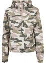 URBAN CLASSICS Ladies Camo Pull Over Jacket - duskrose camo