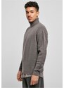 Sweter męski Urban Classics Oversized Roll Neck Sweater - szary