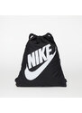 Worek gimnastyczny Nike Heritage Drawstring Bag Black/ Black/ White