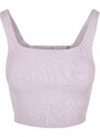 URBAN CLASSICS Ladies Cropped Knit Top - lilac
