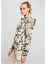 URBAN CLASSICS Ladies Camo Pull Over Jacket - duskrose camo