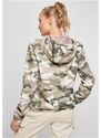 URBAN CLASSICS Ladies Camo Pull Over Jacket - duskrose camo