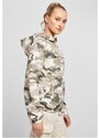 URBAN CLASSICS Ladies Camo Pull Over Jacket - duskrose camo