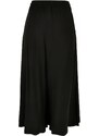 URBAN CLASSICS Ladies Viscose Midi Skirt - black