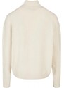 Sweter męski Urban Classics Oversized Roll Neck Sweater - biały