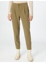 Dorothy Perkins Spodnie w kant oliwkowy