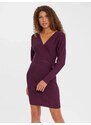 VERO MODA Sukienka z dzianiny jeżyna