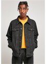 Męska kurtka dżinsowa Urban Classics Organic Basic Denim Jacket - czarna