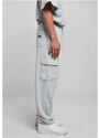Męskie spodnie dresowe Urban Classics 90‘s Cargo Sweatpants - jasnoniebieskie