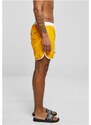 Męskie szorty kąpielowe Urban Classics Retro Swimshorts - white/magicmango