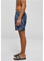 Męskie szorty kąpielowe Urban Classics Pattern Swim Shorts - navy bandana aop