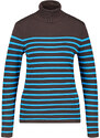 TAIFUN Sweter w kolorze brązowo-niebieskim