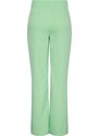 YAS Spodnie w kant 'BLURIS' limonka