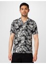 Key Largo Koszula 'Havanna' czarny / biały