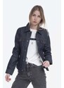 A.P.C. kurtka jeansowa Blouson Brandy damska kolor granatowy przejściowa COZZI.F02268-INDIGO