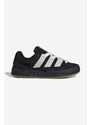 adidas Originals sneakersy zamszowe Adimatic HQ6900 kolor czarny