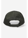 Norse Projects czapka z daszkiem bawełniana Twill Sports Cap kolor zielony gładka N80.0001.8109